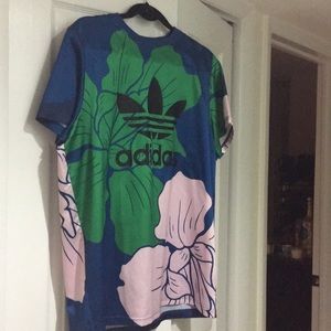Graphic print adidas tee